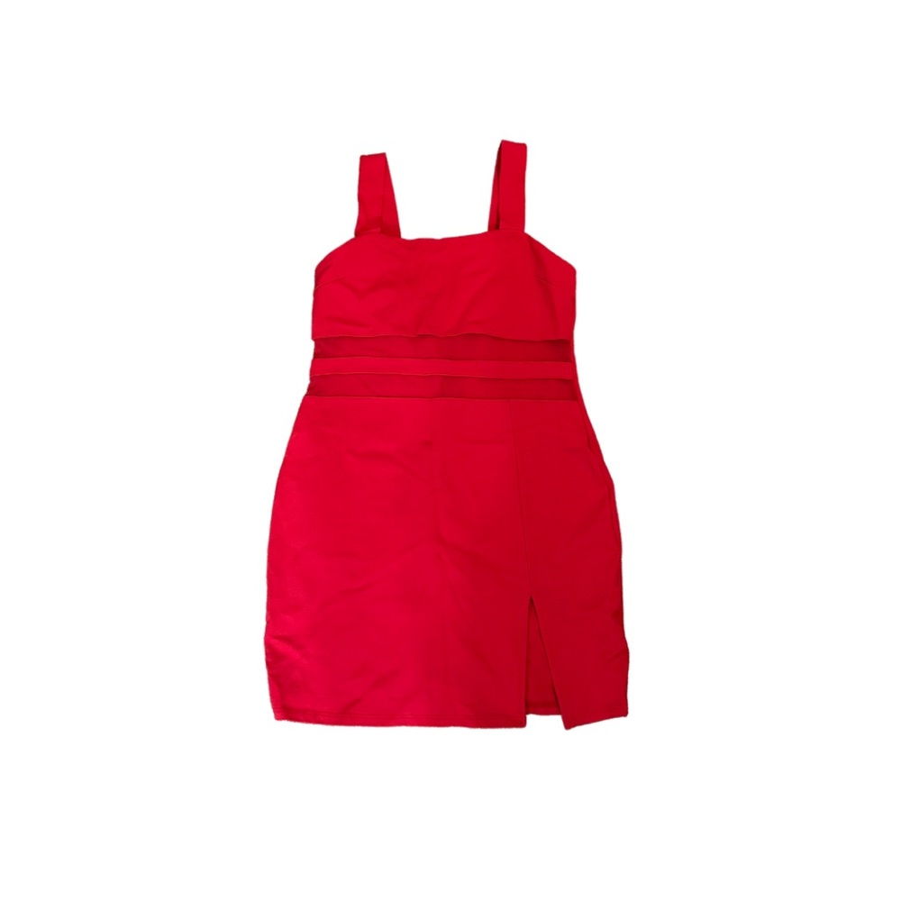 Fashion Nova Vibrant Red Mini Dress